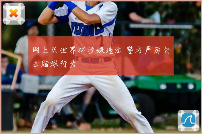 网上买世界杯涉嫌违法 警方严厉打击赌球行为